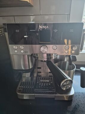Ninja Espresso Machine - Stainless Steel & Black